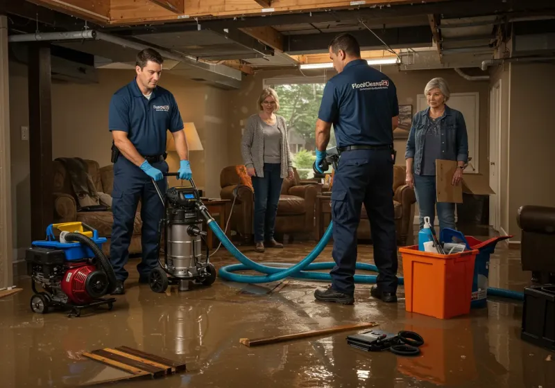 Basement Water Extraction and Removal Techniques process in Village Green-Green Ridge, PA